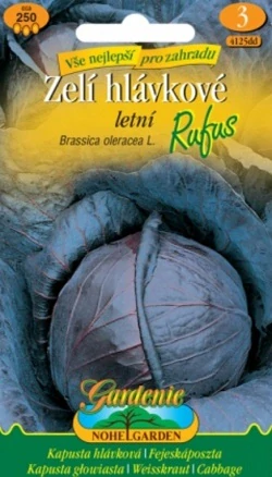 Zelí červené hlávkové letní Rufus (semena)