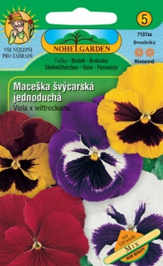 Maceška švýcarská, mix (semena)