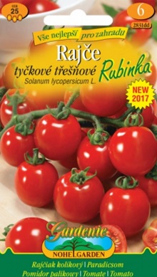 Rajče tyčkové třešňové, Rubinka (semena)