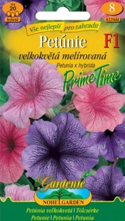 Petůnie velkokvětá melírovaná, Prime Time (semena)