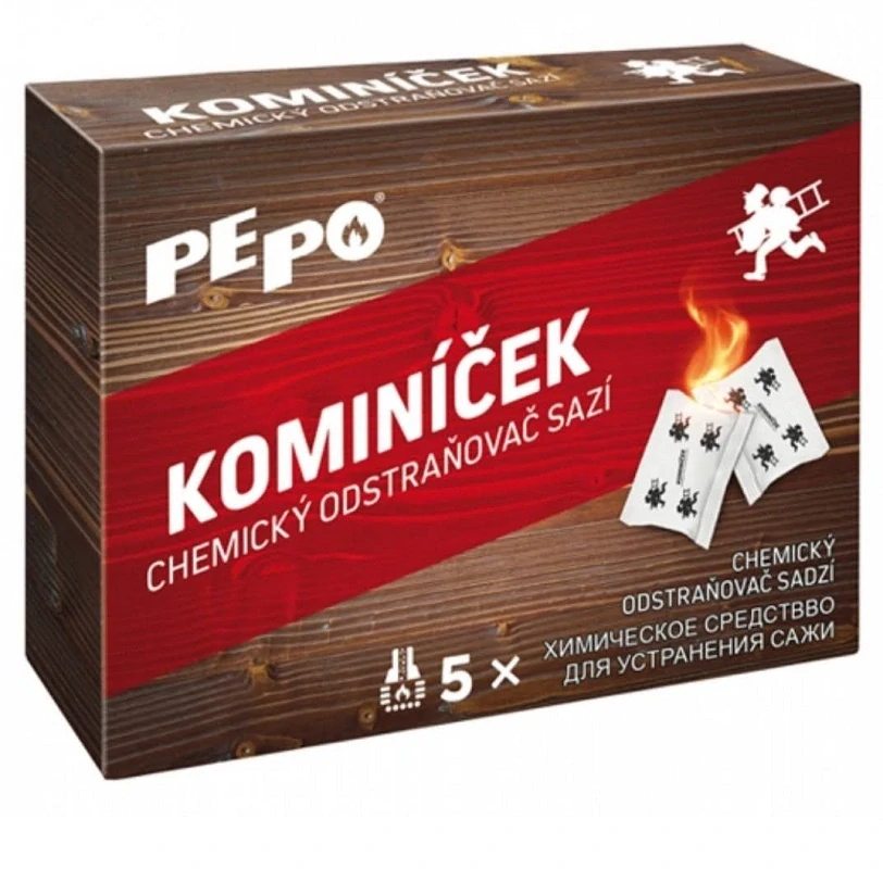 Odstraňovač sazí Kominíček 5x14g