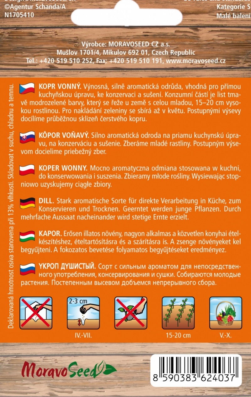 Kopr vonný Monarch (semena)