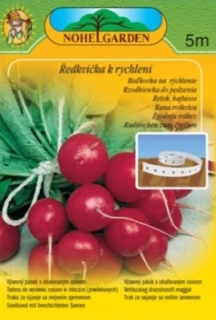 Ředkvička k rychlení Stela 5m výsevný pásek