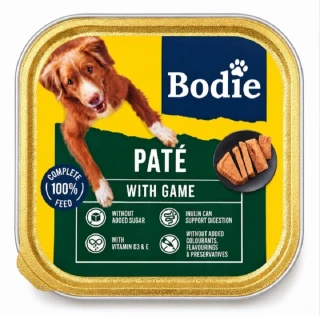 Bodie paštika se zvěřinou pro dospělé psy 300 g